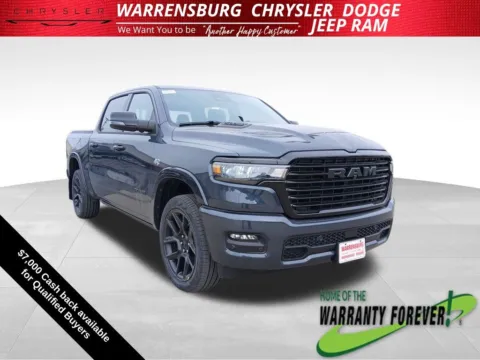 Blue 2026 Ram 1500 Laramie for sale in Warrensburg, MO