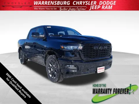 Black 2026 Ram 1500 Laramie for sale in Warrensburg, MO