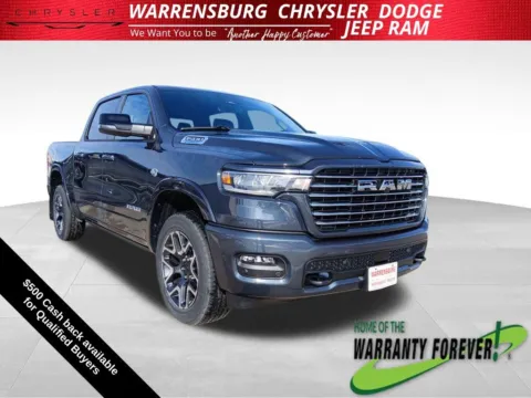 Blue 2026 Ram 1500 Laramie for sale in Warrensburg, MO