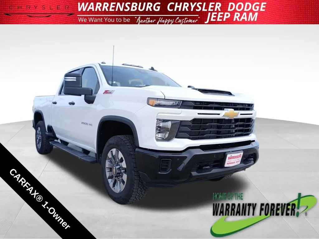 Used 2025 Chevrolet Silverado 2500HD Custom with VIN 2GC4KME72S1216254 for sale in Kansas City