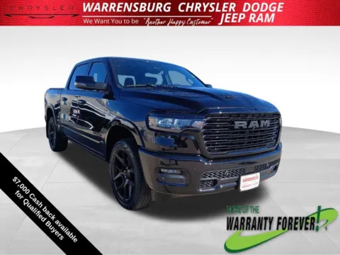 Black 2026 Ram 1500 Laramie for sale in Warrensburg, MO