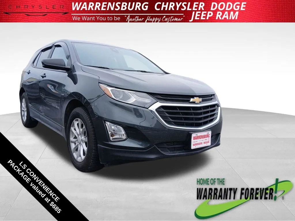 Used 2020 Chevrolet Equinox LS with VIN 3GNAXHEV2LS559248 for sale in Kansas City