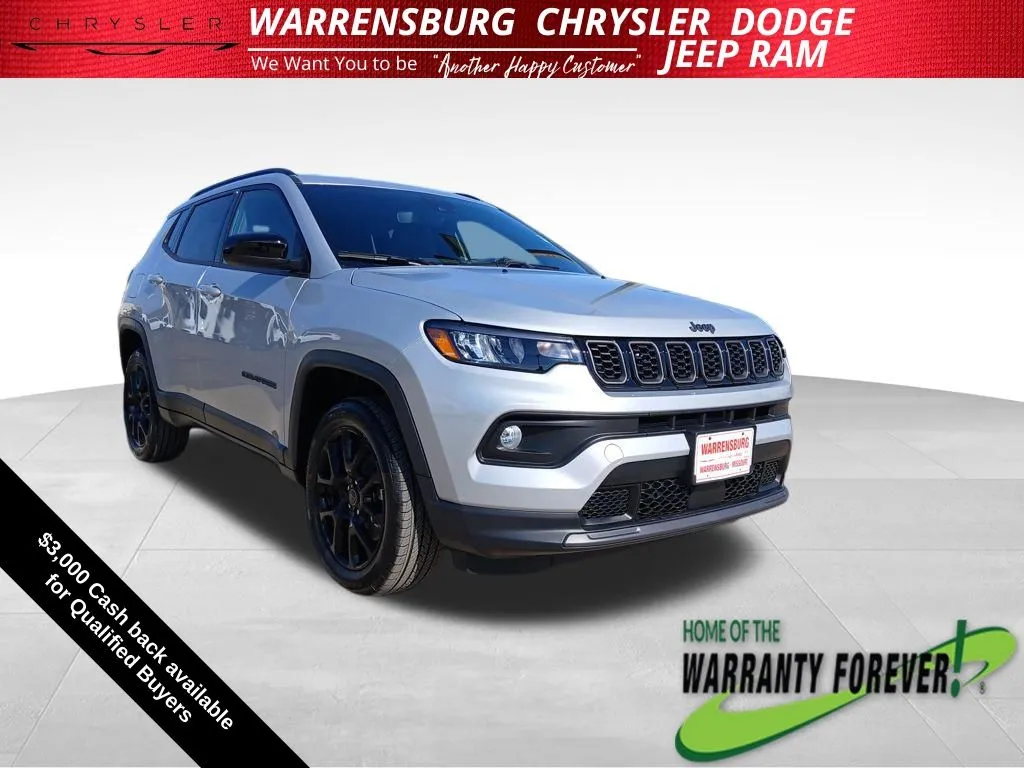 Silver 2026 Jeep Compass Latitude for sale in Warrensburg, MO