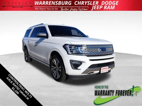 White 2021 Ford Expedition Max Platinum for sale in Warrensburg, MO