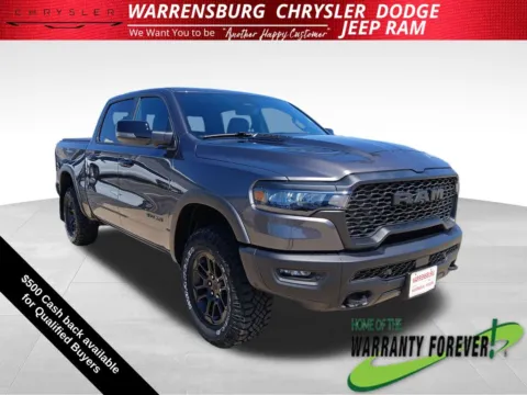 Gray 2026 Ram 1500 Rebel for sale in Warrensburg, MO