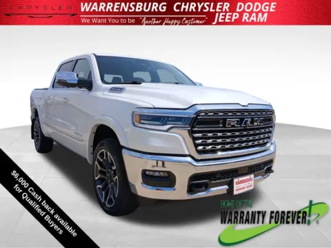 White 2026 Ram 1500 Limited for sale in Warrensburg, MO