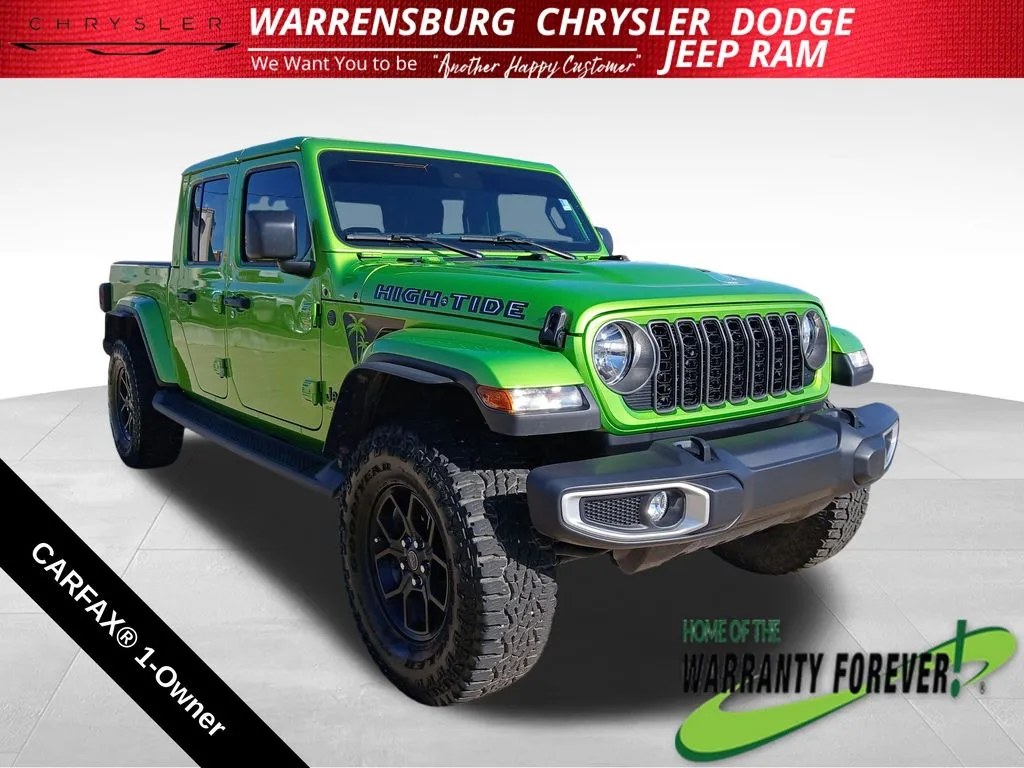 Used 2025 Jeep Gladiator High Tide with VIN 1C6PJTAG2SL535087 for sale in Kansas City