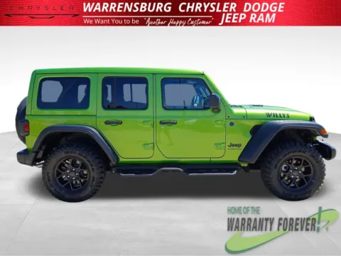 Photos of 2026 Jeep Wrangler Willys for sale in Warrensburg, MO at Warrensburg CDJR