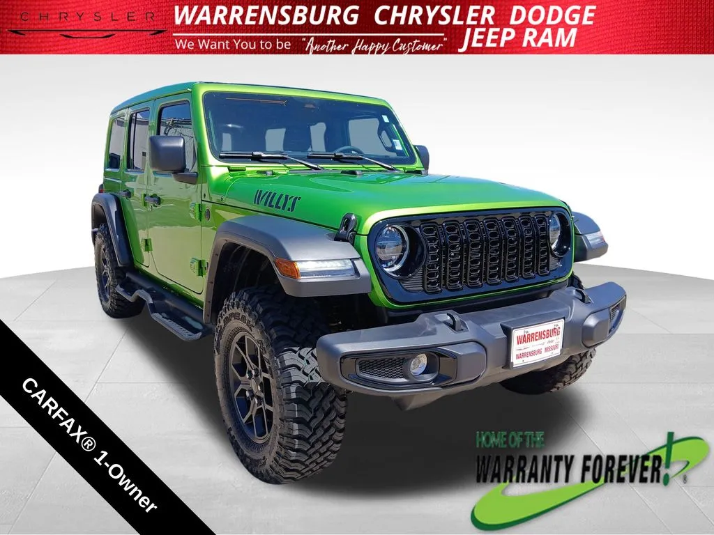 Green 2026 Jeep Wrangler Willys for sale in Warrensburg, MO
