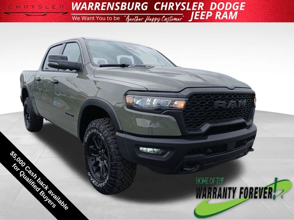 Green 2026 Ram 1500 Rebel for sale in Warrensburg, MO