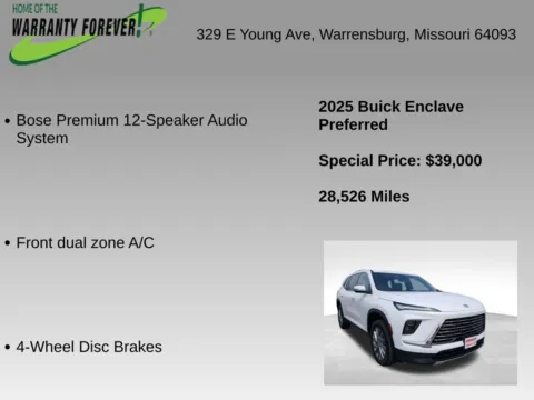 More photos of 2025 Buick Enclave Preferred at Warrensburg CDJR, MO