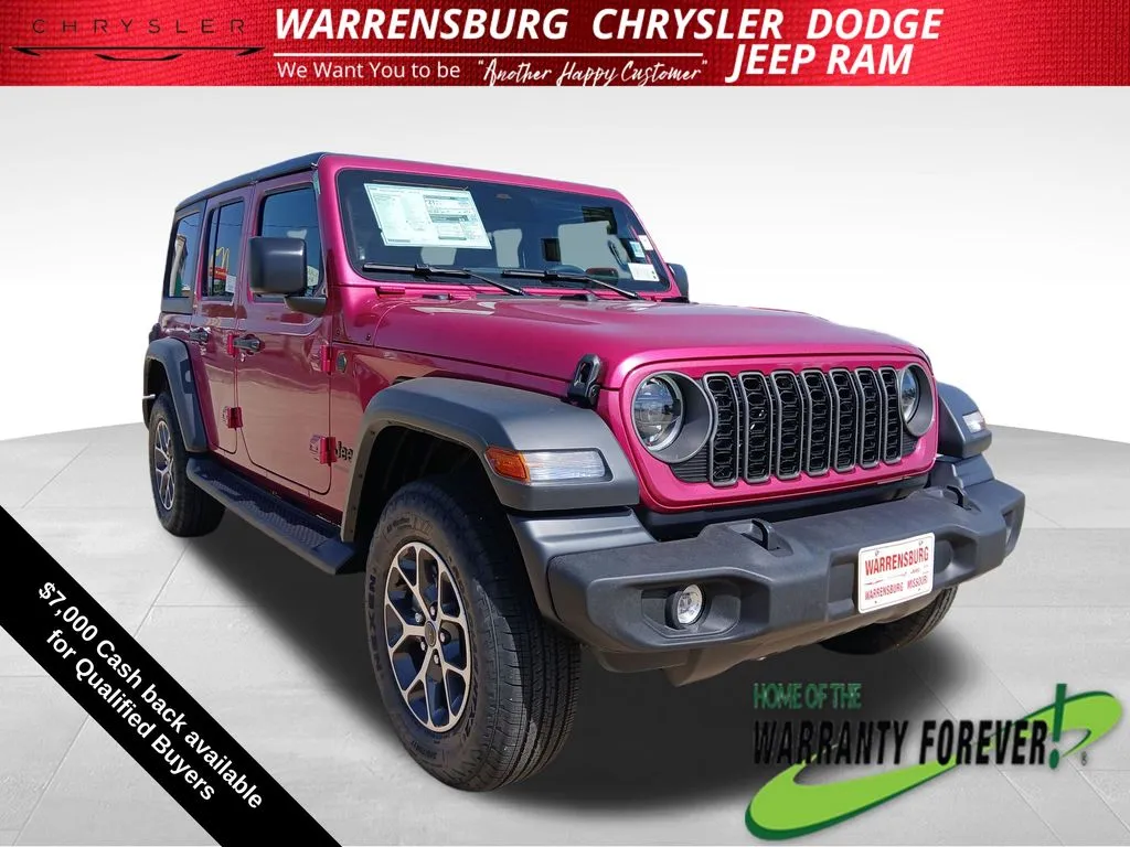 Pink 2026 Jeep Wrangler Sport S for sale in Warrensburg, MO