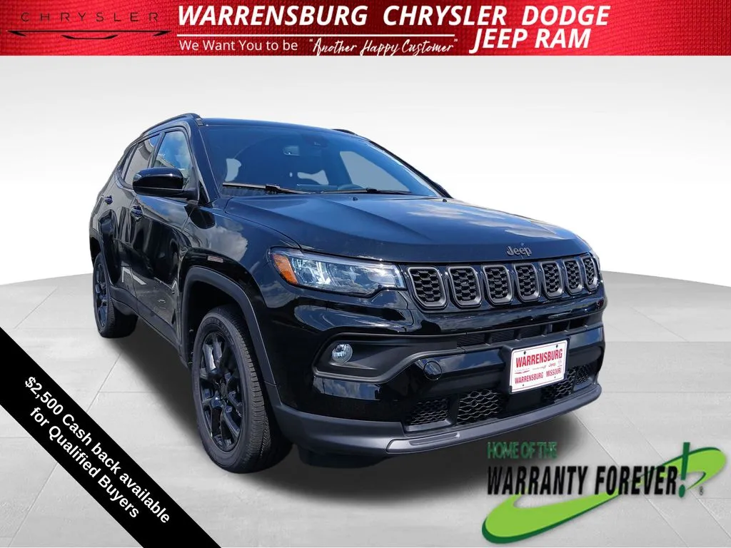 Black 2026 Jeep Compass Latitude for sale in Warrensburg, MO