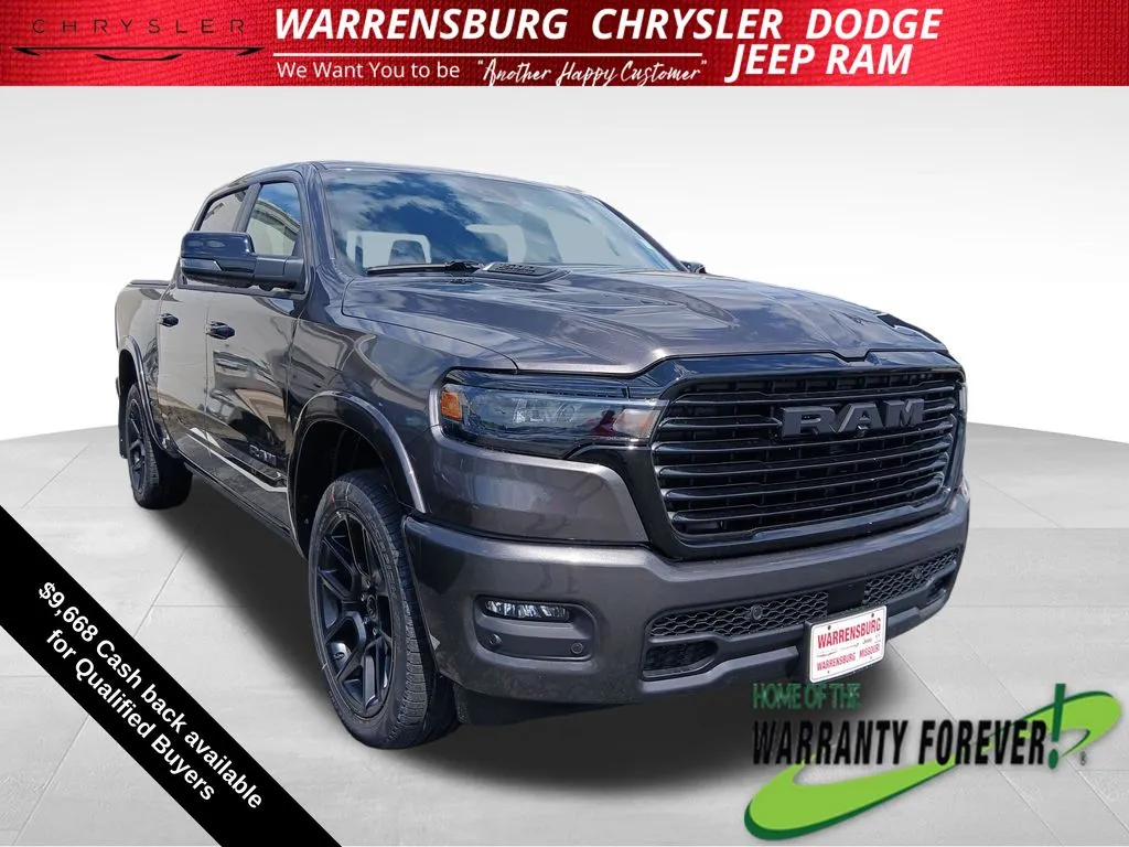 Gray 2026 Ram 1500 Laramie for sale in Warrensburg, MO
