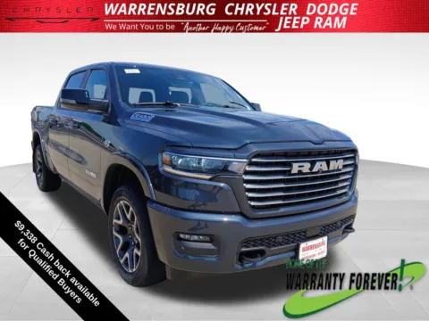 Blue 2026 Ram 1500 Laramie for sale in Warrensburg, MO