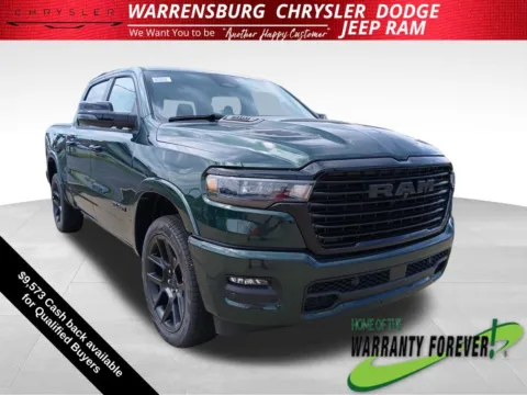 Green 2026 Ram 1500 Laramie for sale in Warrensburg, MO