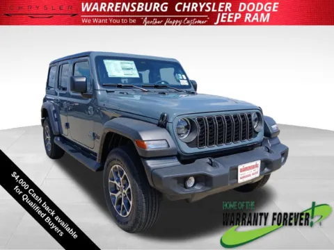 Gray 2026 Jeep Wrangler Sport S for sale in Warrensburg, MO