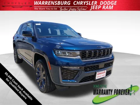 Blue 2026 Jeep Grand Cherokee Limited Reserve for sale in Warrensburg, MO