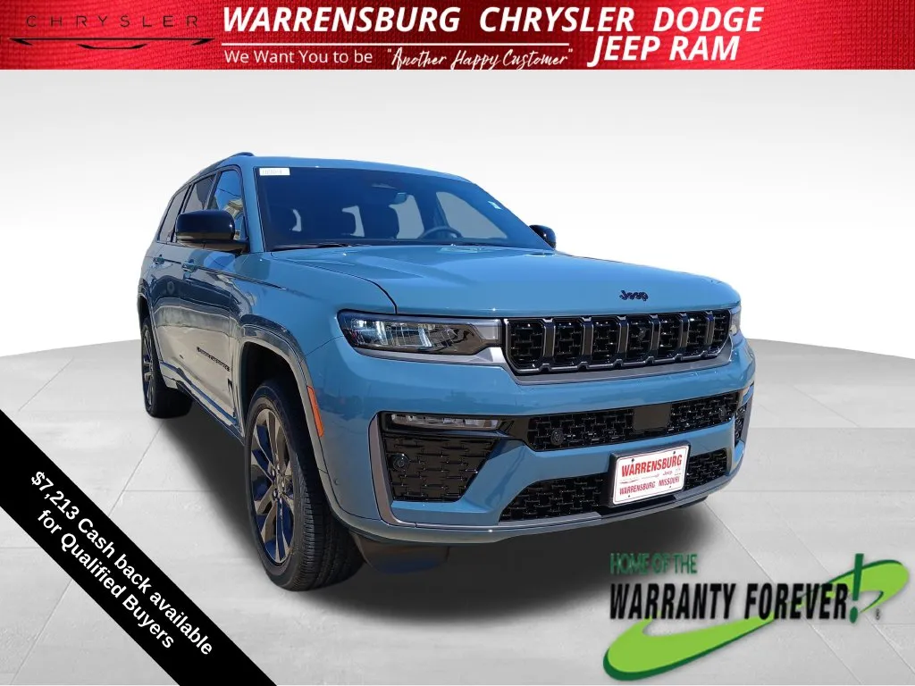 Blue 2026 Jeep Grand Cherokee L Limited Reserve for sale in Warrensburg, MO