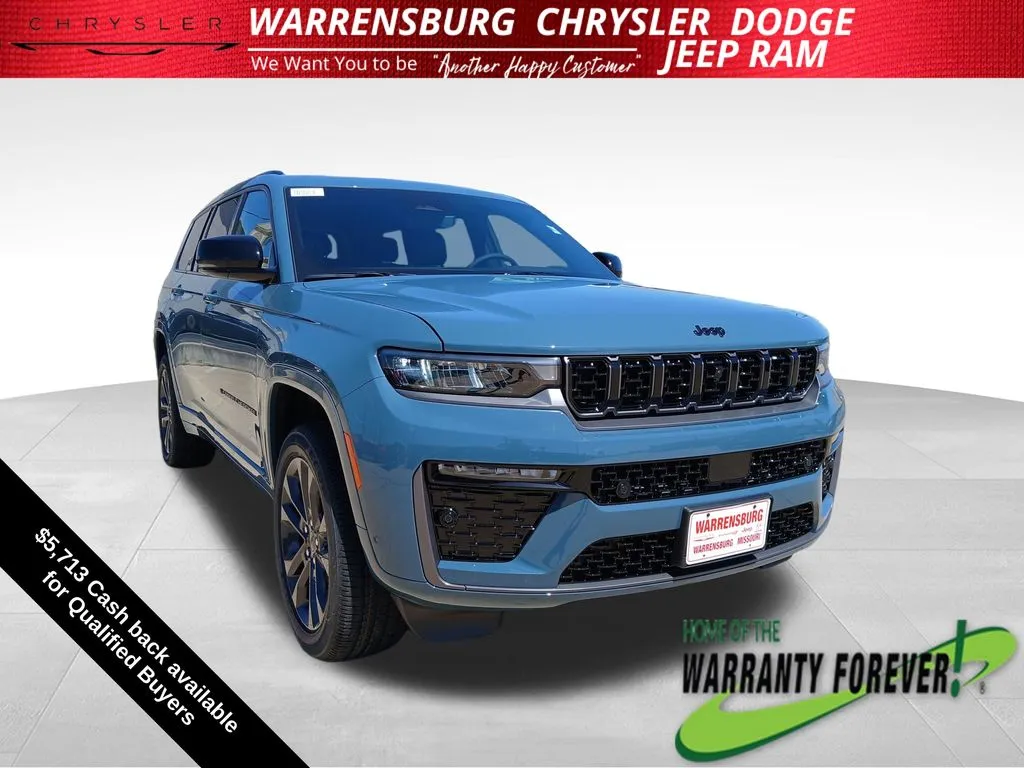 Blue 2026 Jeep Grand Cherokee L Limited Reserve for sale in Warrensburg, MO