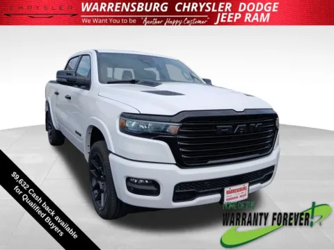 White 2026 Ram 1500 Laramie for sale in Warrensburg, MO