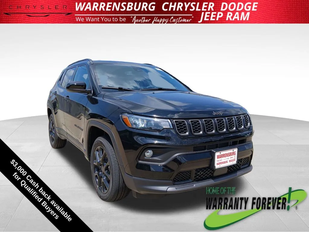 Black 2026 Jeep Compass Latitude for sale in Warrensburg, MO