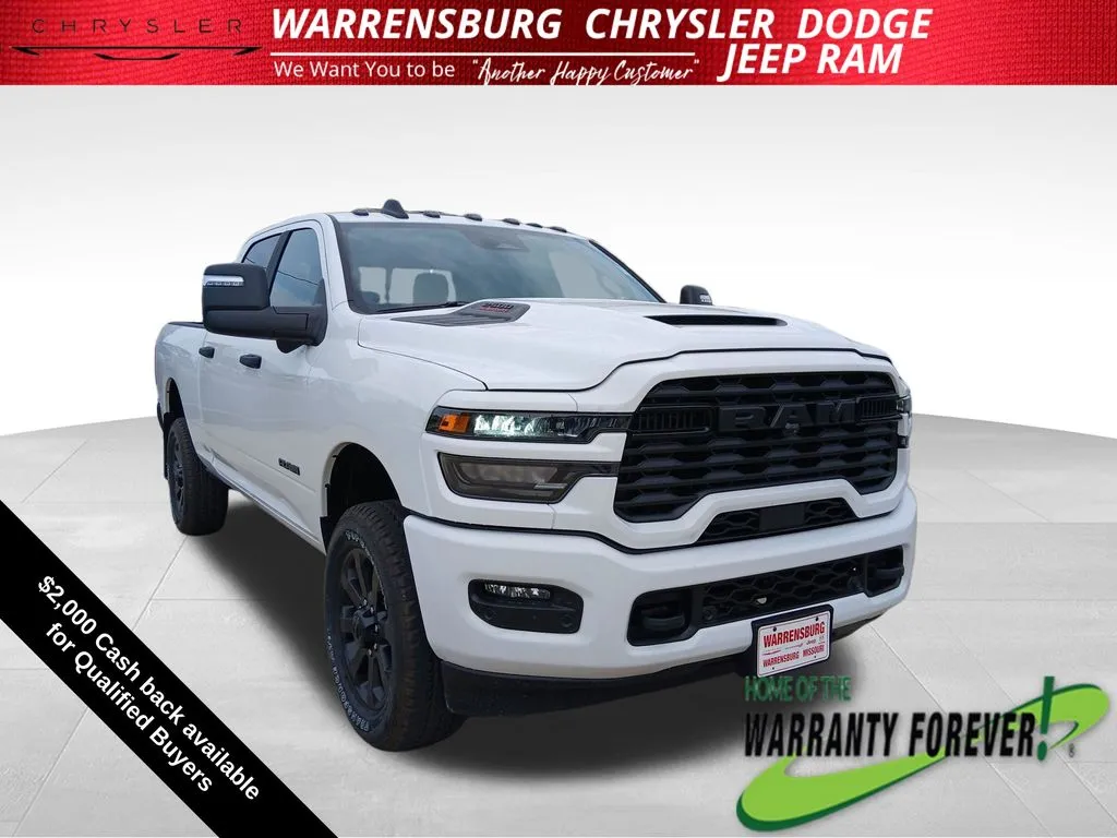 White 2026 Ram 2500 Big Horn for sale in Warrensburg, MO