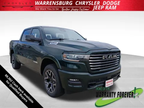 Green 2026 Ram 1500 Laramie for sale in Warrensburg, MO