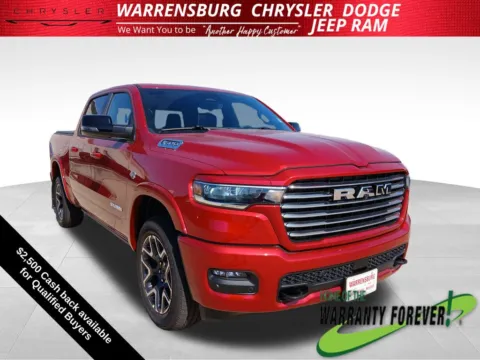 Red 2027 Ram 1500 Laramie for sale in Warrensburg, MO