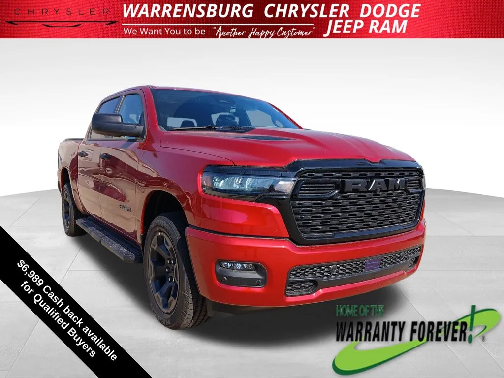 Red 2026 Ram 1500 Express for sale in Warrensburg, MO