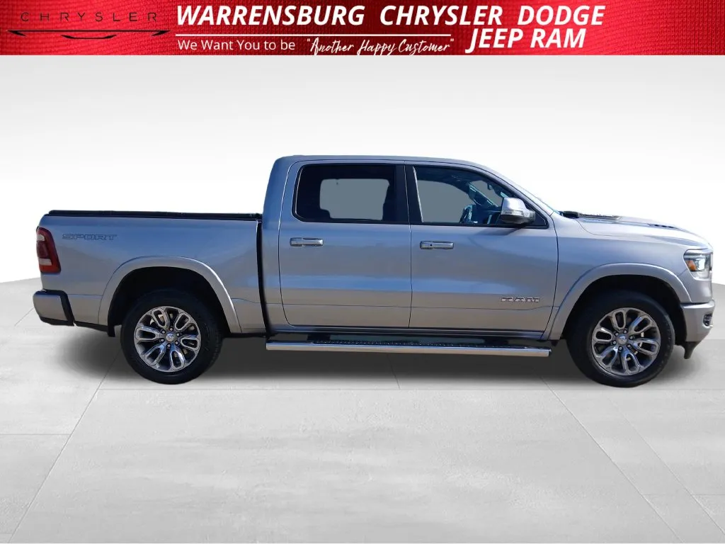 Used 2020 RAM Ram 1500 Pickup Laramie with VIN 1C6SRFJT9LN196402 for sale in Kansas City