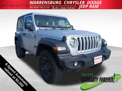 Silver 2023 Jeep Wrangler Sport for sale in Warrensburg, MO