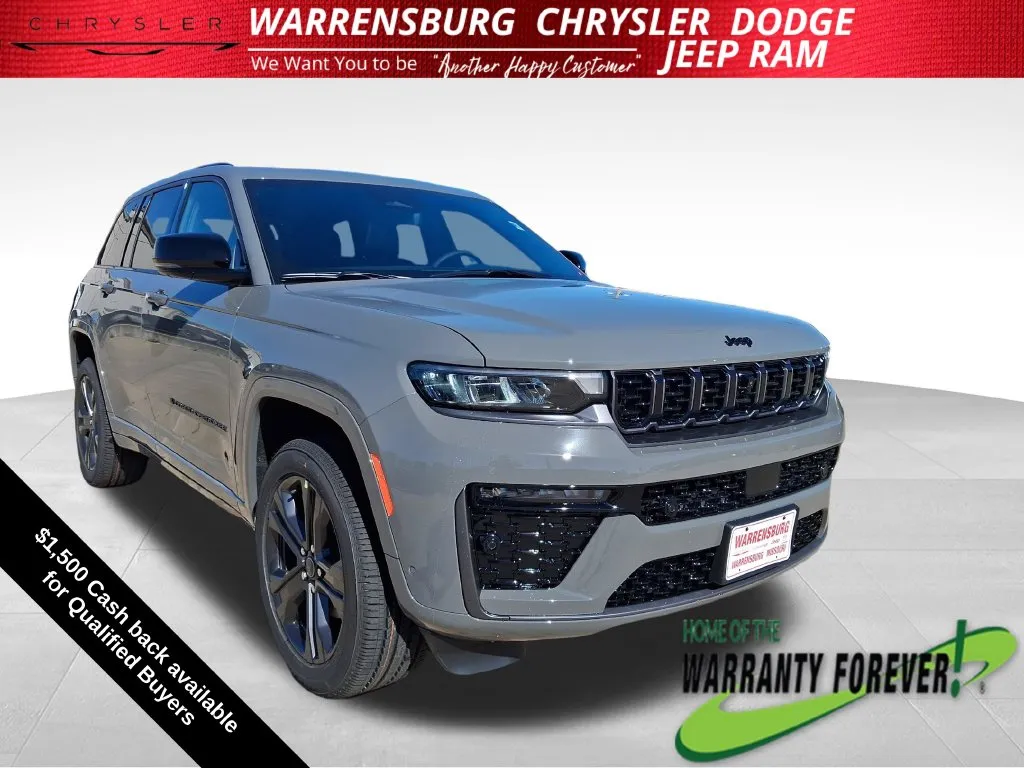Gray 2027 Jeep Grand Cherokee Limited Reserve for sale in Warrensburg, MO