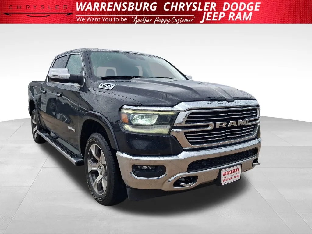 Black 2022 Ram 1500 Laramie for sale in Warrensburg, MO