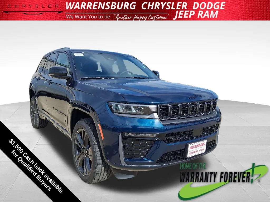 Blue 2027 Jeep Grand Cherokee Limited Reserve for sale in Warrensburg, MO