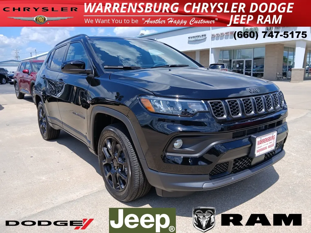 Black 2025 Jeep Compass Latitude for sale in Warrensburg, MO