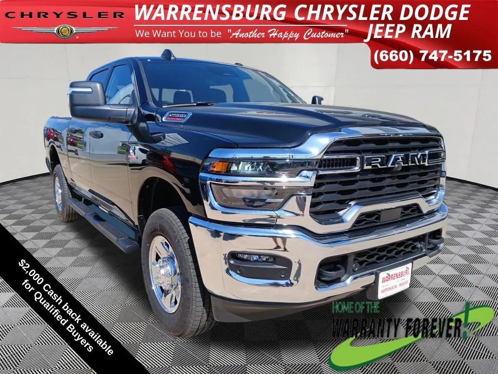 Black 2025 Ram 2500 Tradesman for sale in Warrensburg, MO