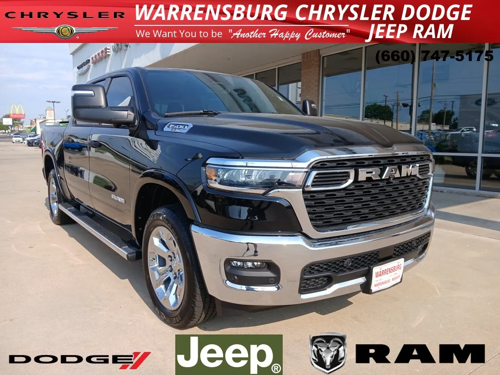 Black 2025 Ram 1500 Big Horn/Lone Star for sale in Warrensburg, MO