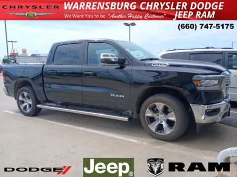 Black 2023 Ram 1500 Laramie for sale in Warrensburg, MO