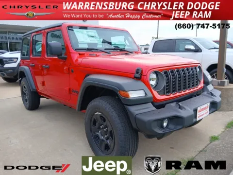 Red 2025 Jeep Wrangler Sport for sale in Warrensburg, MO