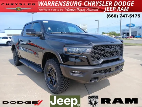 Black 2026 Ram 1500 Rebel for sale in Warrensburg, MO
