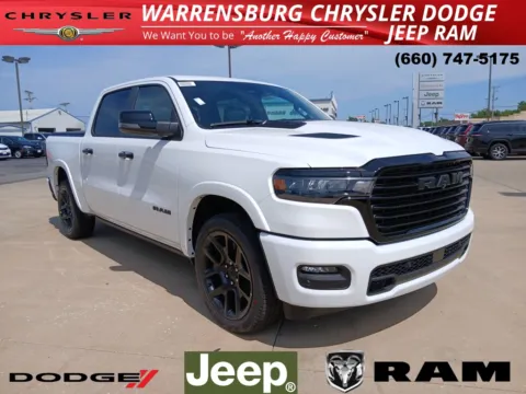 White 2026 Ram 1500 Laramie for sale in Warrensburg, MO