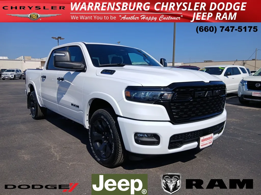 White 2025 Ram 1500 Big Horn/Lone Star for sale in Warrensburg, MO