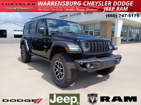 Black 2025 Jeep Wrangler Rubicon for sale in Warrensburg, MO