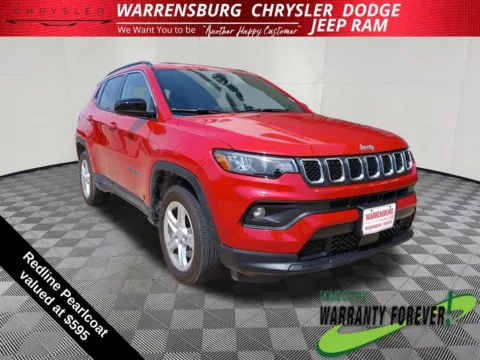 Red 2023 Jeep Compass Latitude for sale in Warrensburg, MO