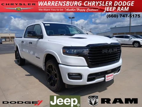 White 2026 Ram 1500 Laramie for sale in Warrensburg, MO