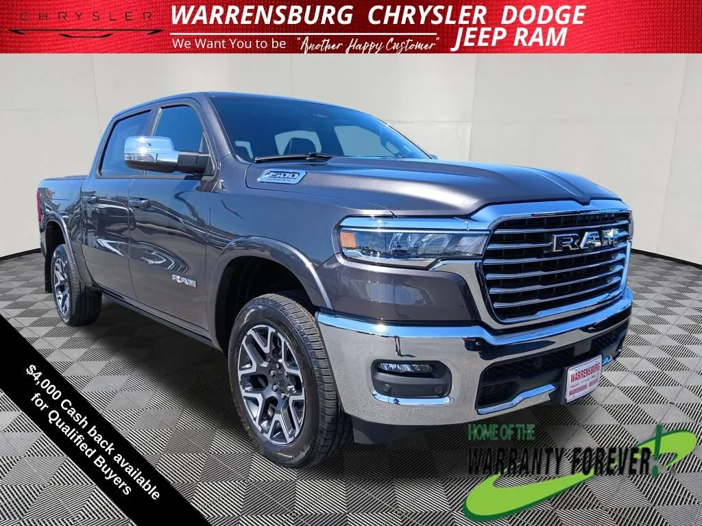 Gray 2026 Ram 1500 Laramie for sale in Warrensburg, MO