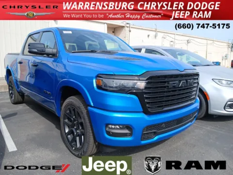 Blue 2026 Ram 1500 Laramie for sale in Warrensburg, MO