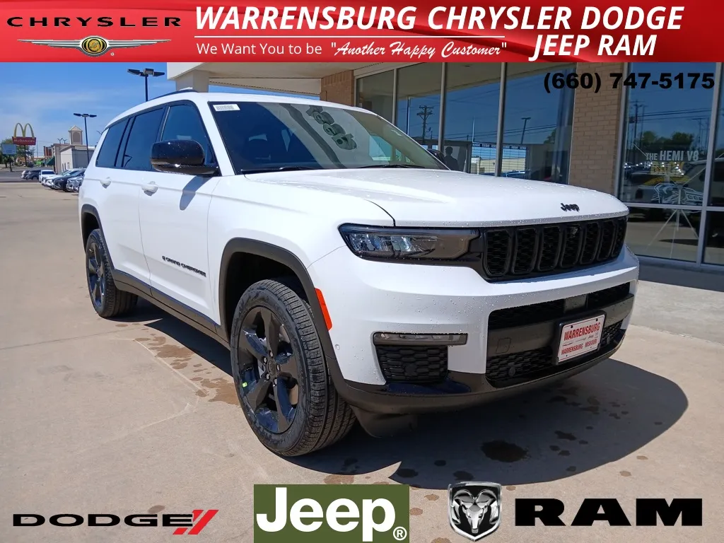 White 2025 Jeep Grand Cherokee L Limited for sale in Warrensburg, MO