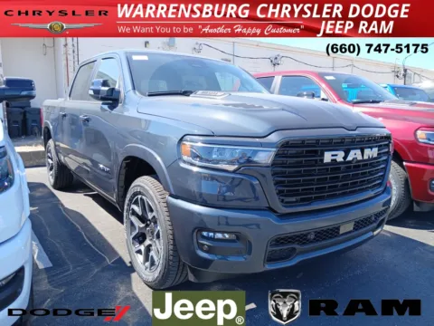 Blue 2026 Ram 1500 Laramie for sale in Warrensburg, MO